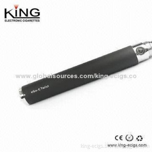 Popular Electronic Cigarette eGo Battery KE-eGo-T with 650/900/1,100mAh Capacity
